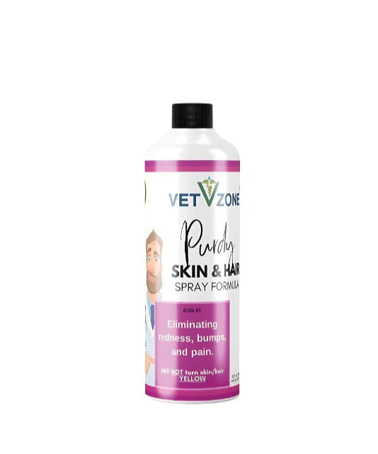 VETZONE PURDY SKIN & HAIR SPRAY-32 OZ